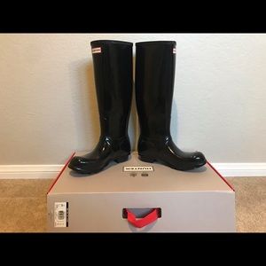 Hunter ‘Original Tall’ Gloss Rain Boot (Women)